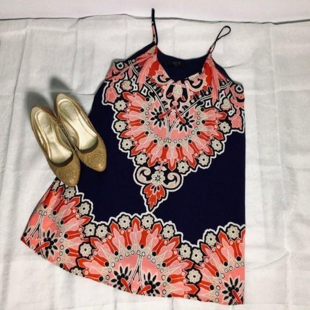 Shift Dress Peach Love Sz S EUC